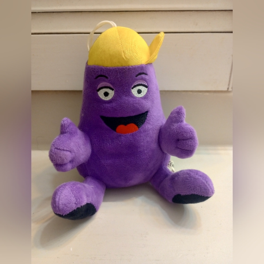 McDonald's Purple Grimace Plush - Picture 2 of 5